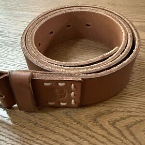 Timberland Brown Leather Stitched Men’s Belt.